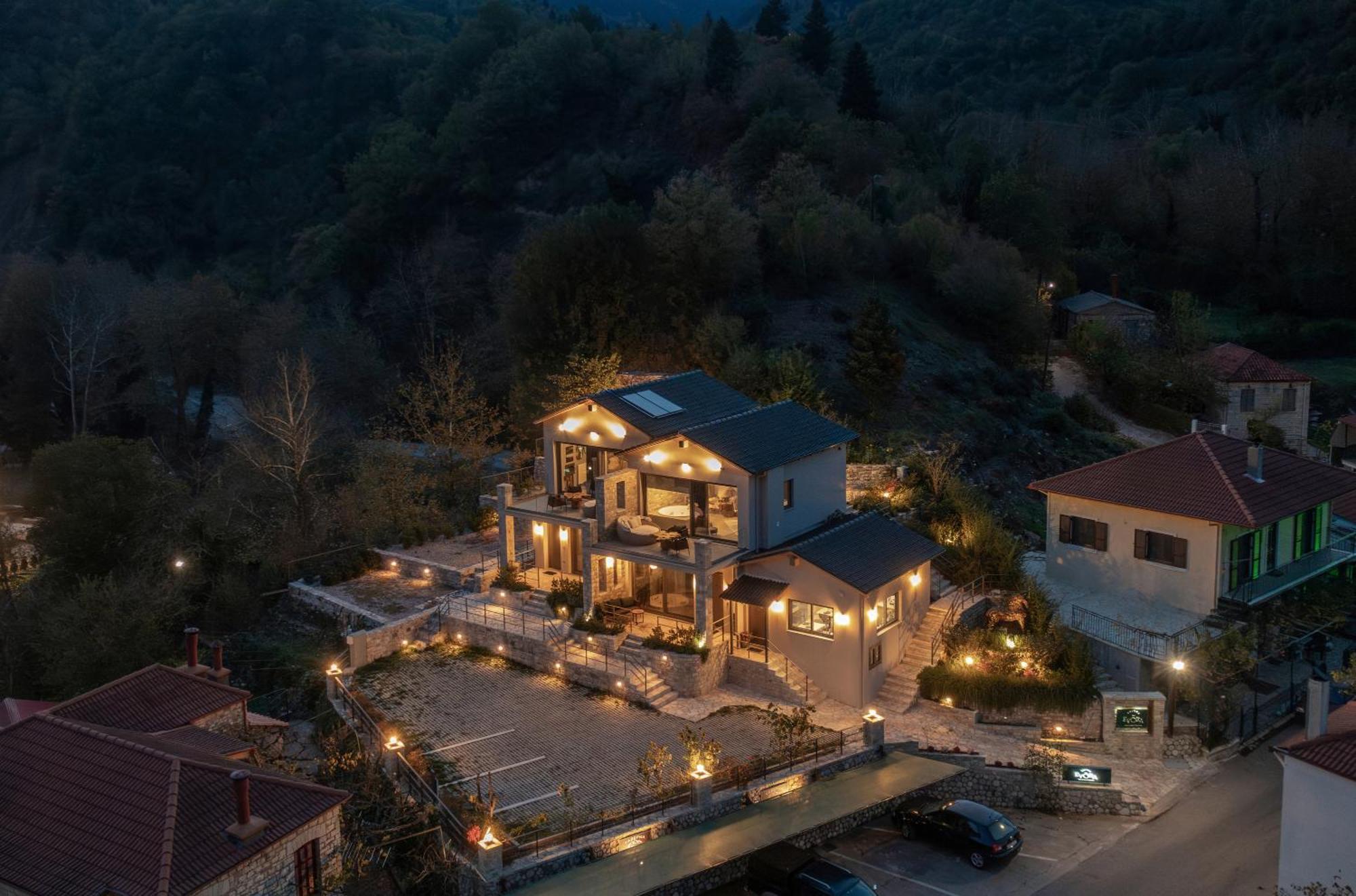 Evora Luxury Suites Mega Chorio Extérieur photo