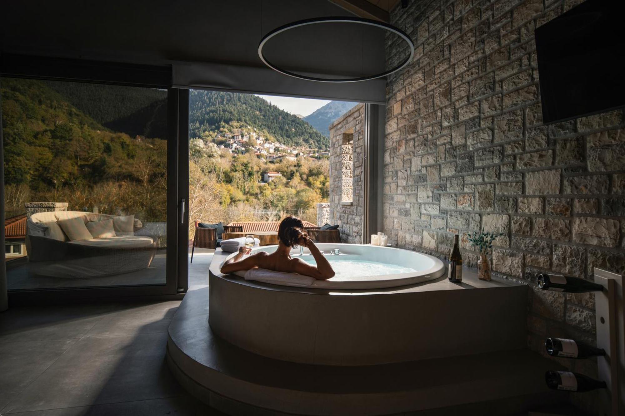 Evora Luxury Suites Mega Chorio Extérieur photo