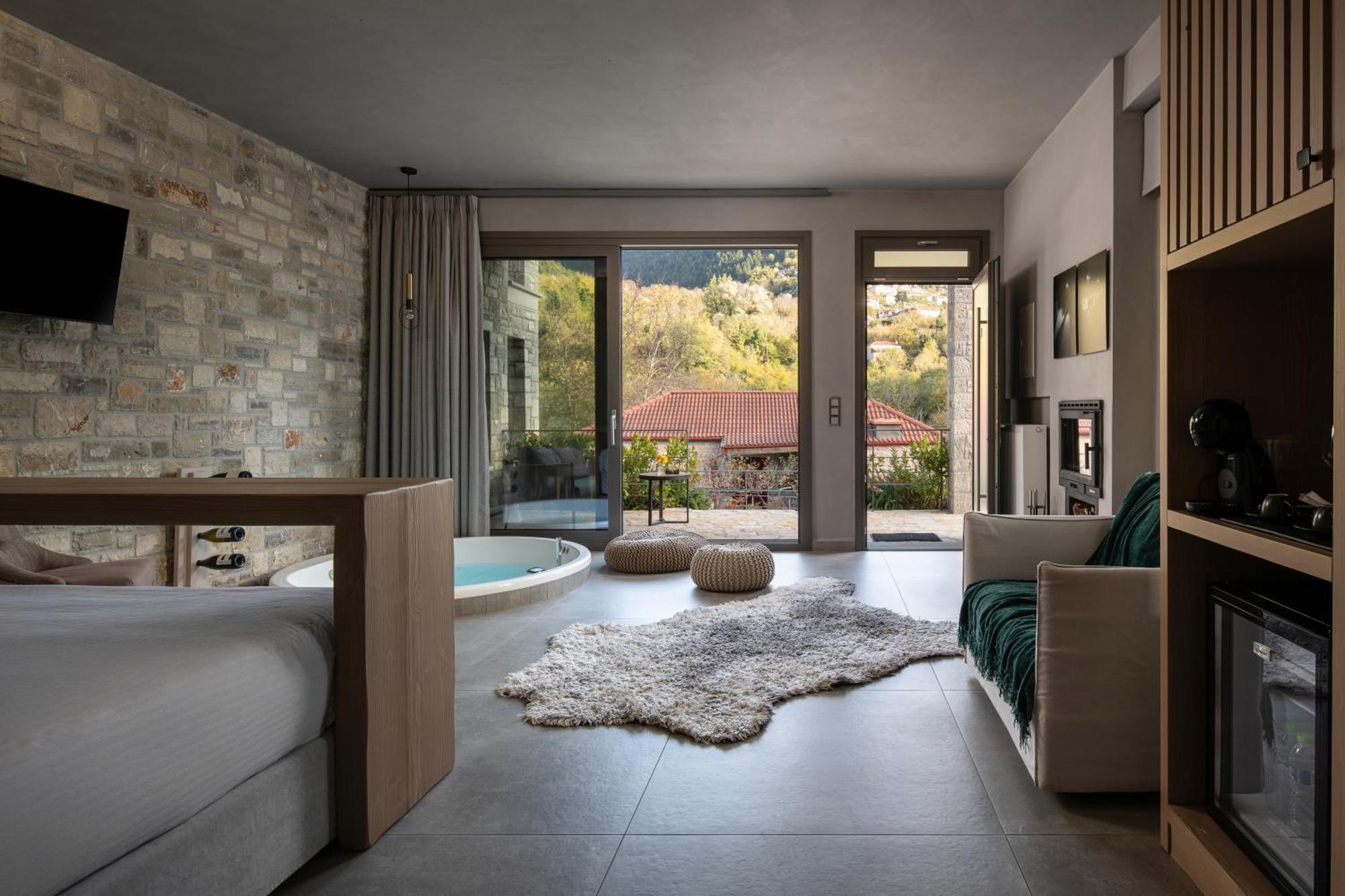 Evora Luxury Suites Mega Chorio Extérieur photo